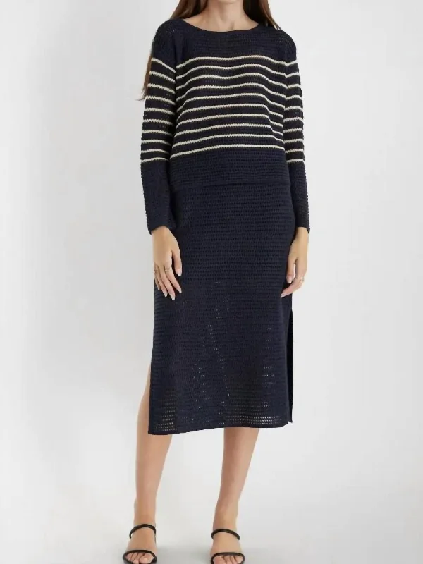 bright professional skirts -The Sofie Skirt In Navy