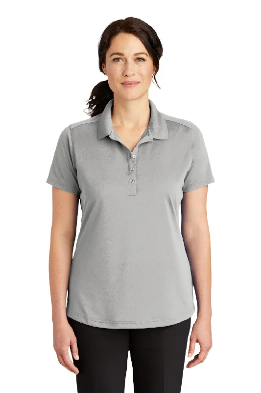 professional vivid blouses & shirts -CornerStone Womens Select Moisture Wicking Short Sleeve Polo Shirt - Light Grey