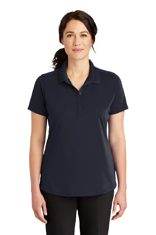 travel breezy blouses & shirts -CornerStone Womens Select Moisture Wicking Short Sleeve Polo Shirt - Dark Navy Blue