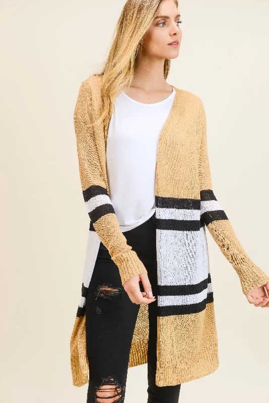 cascading alpaca cardigans -Cannon Block Cardigan