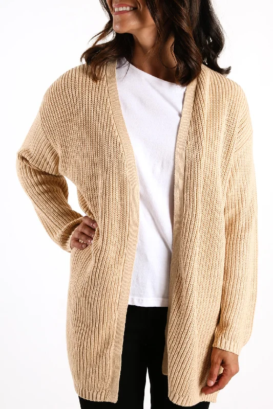 vintage cashmere cardigans -Everyday Knit Cardi Cream