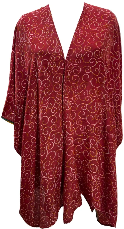 extended wool cardigans -PRC5694 Avatar Pure Silk Cardigan