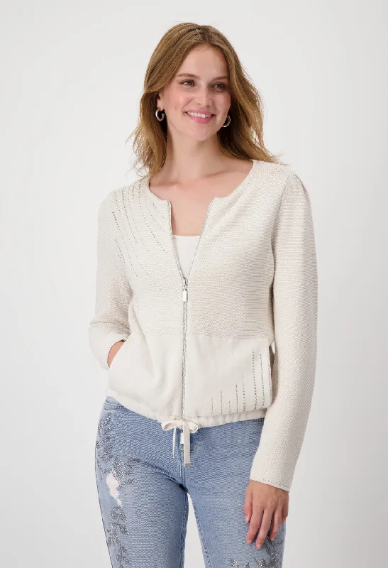 shaggy cashmere cardigans -Purl Knit Cardigan