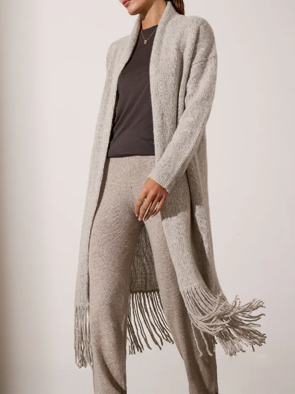 plush blend cardigans -The Thela Duster