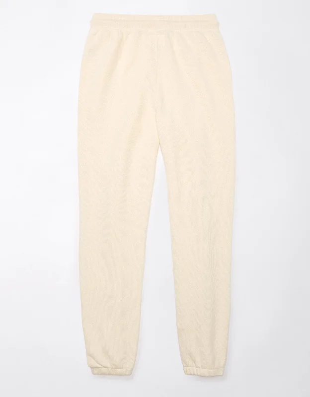 fun pleated pants -AE Baggiest Sunset Fleece Jogger