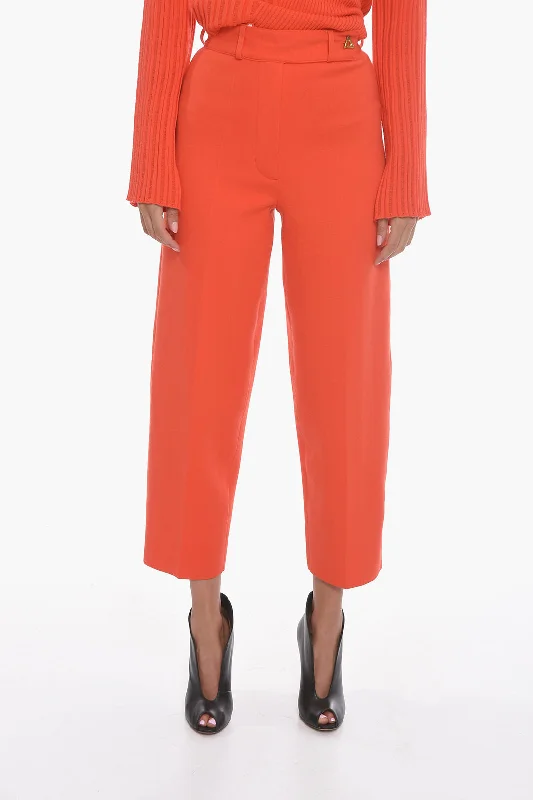 everyday relaxed pants -Aeron Cropped MADELEINE Trousers with High Waist