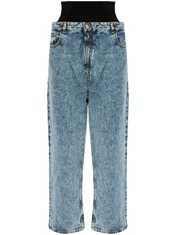 geometric fun pants -Alaia Women's Jeans blue