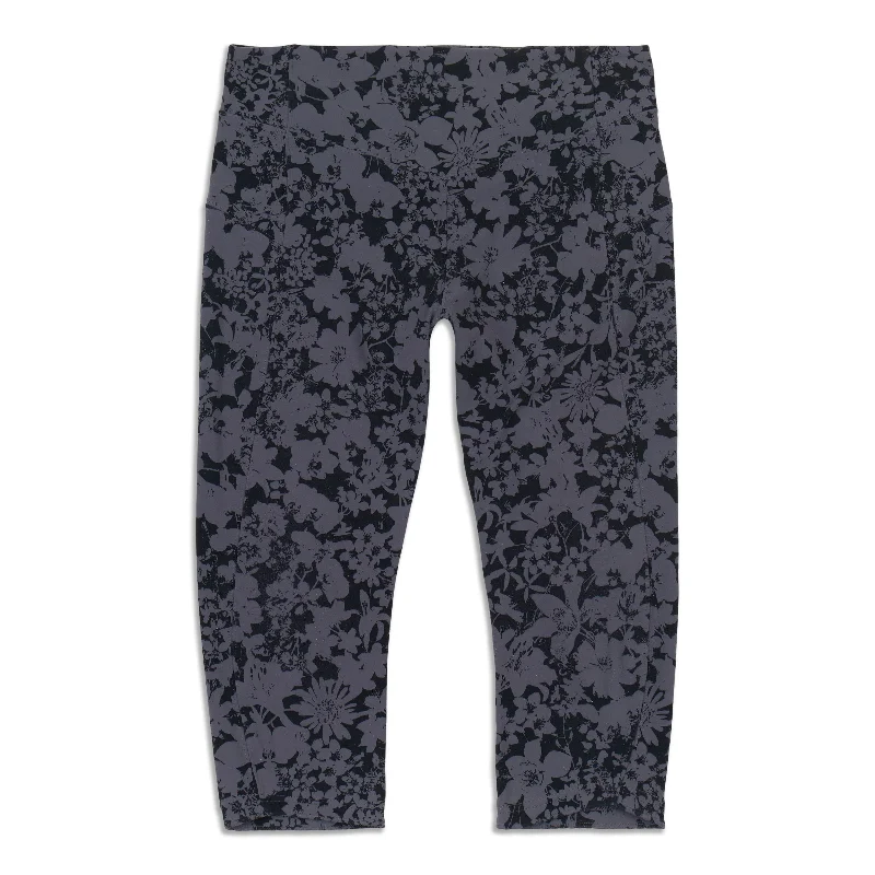 striking floral pants -All You Do Crop - Resale