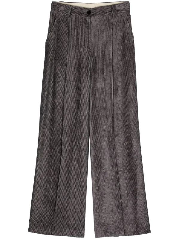 check bold pants -Alysi Women's Trousers