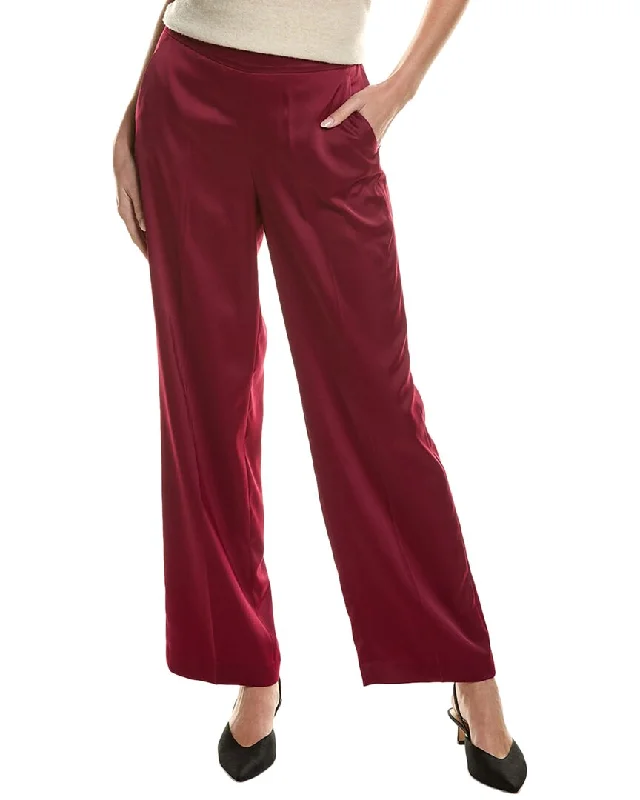 cropped trendy pants -Anne Klein Wide Leg Pant