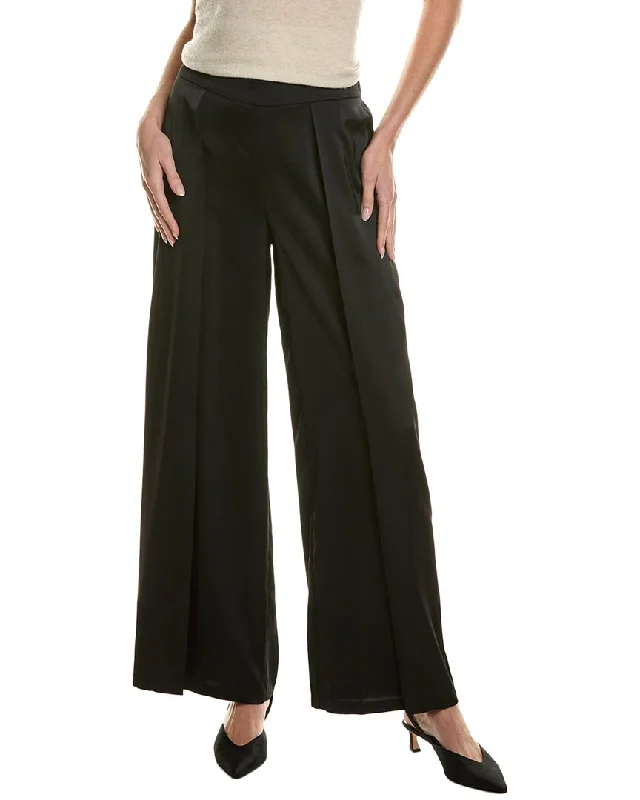 sleek fitness pants -Anne Klein Wide Leg Pant