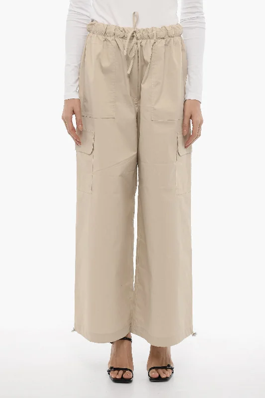 basic clean pants -Beaufille Cargo ERNST Pants with Drawstring Waist