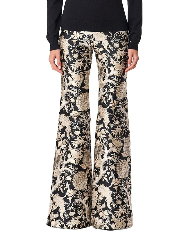 paperbag stylish pants -Carolina Herrera Flare Pant