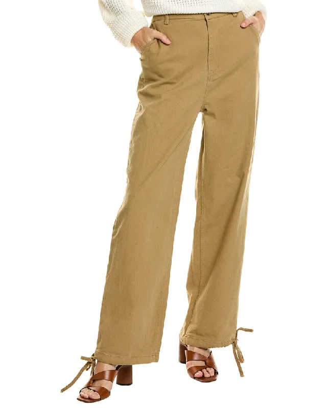 curved neck pants -CELESTINE SEI Pant