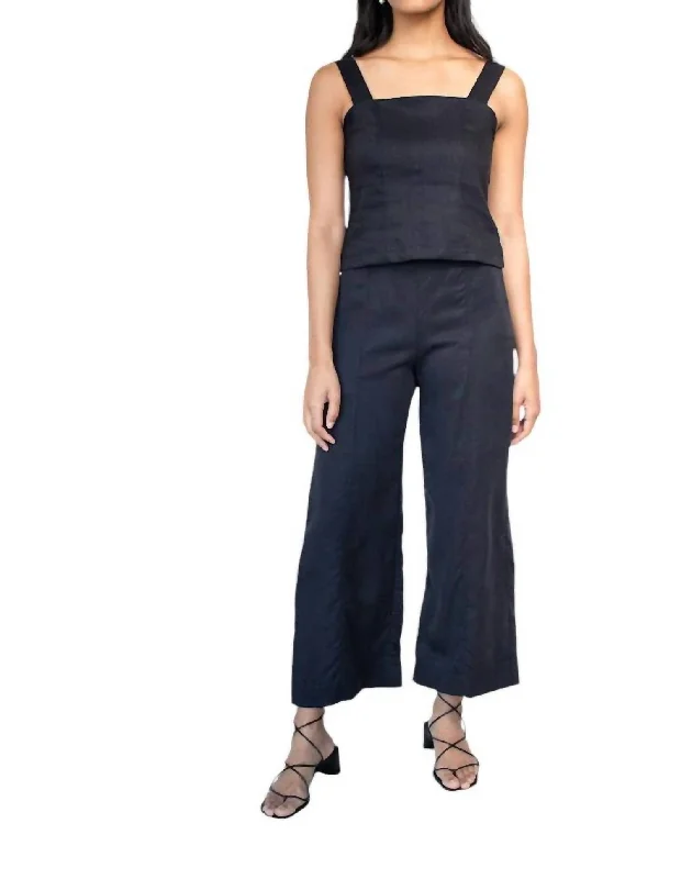 airy mesh pants -Clean Jeans In Black