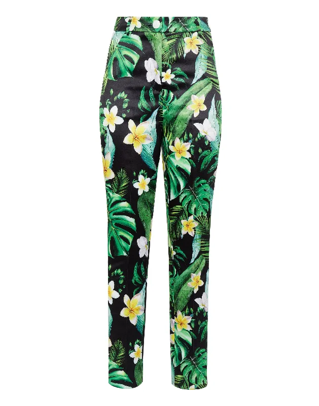 athletic vivid pants -Duchesse Super High Waist Trousers Hawaii