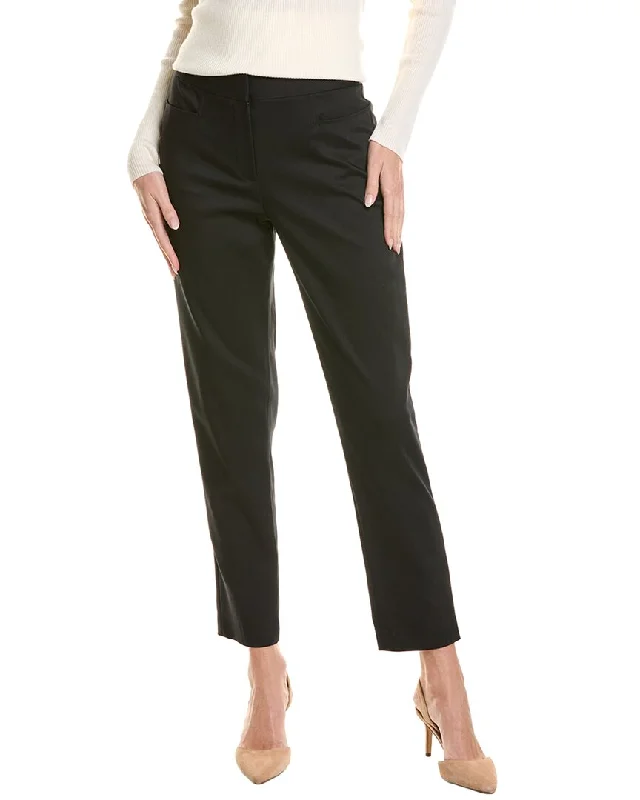 contrast bold pants -Elie Tahari Slim Pant