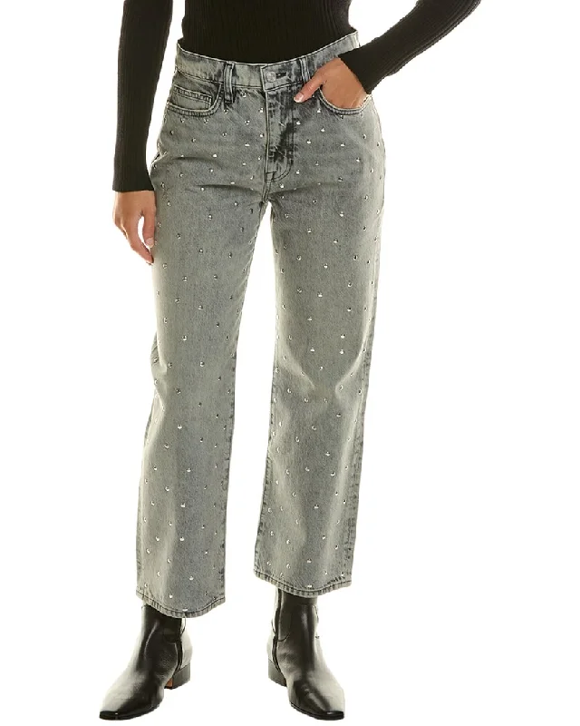 rapid dry pants -FRAME Denim Le Jane Crop High-Rise Subculture Straight Jean