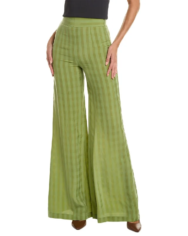 contrast bold pants -Galvan London Piazza Trouser