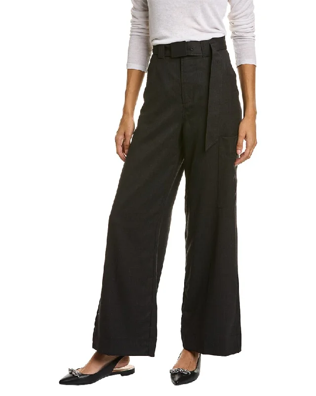 mix soft pants -GANNI Wool Pant