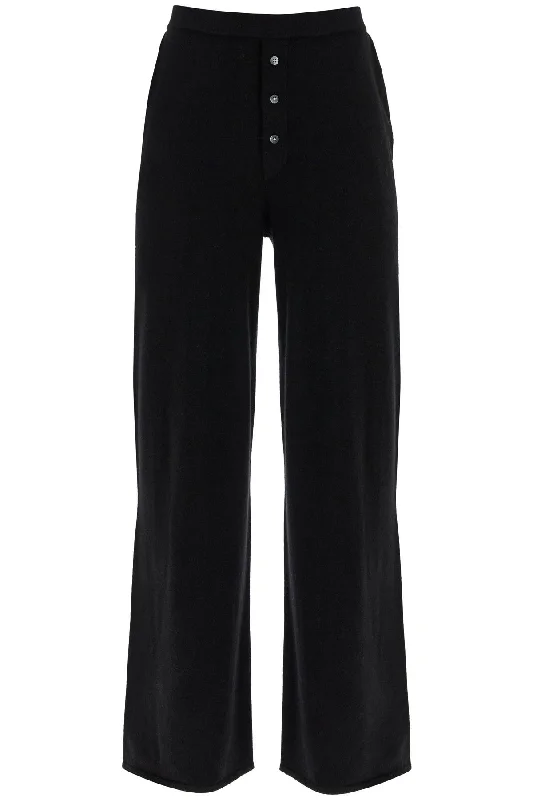 hem flowy pants -Guest In Residence Women's Cashmere Yarn Pants For Men And