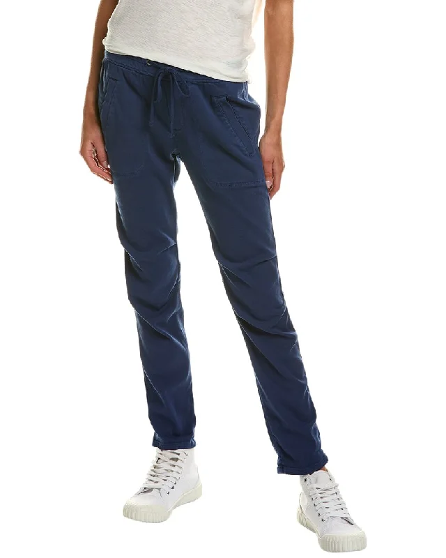 soft textured pants -James Perse Soft Drape Utility Pant