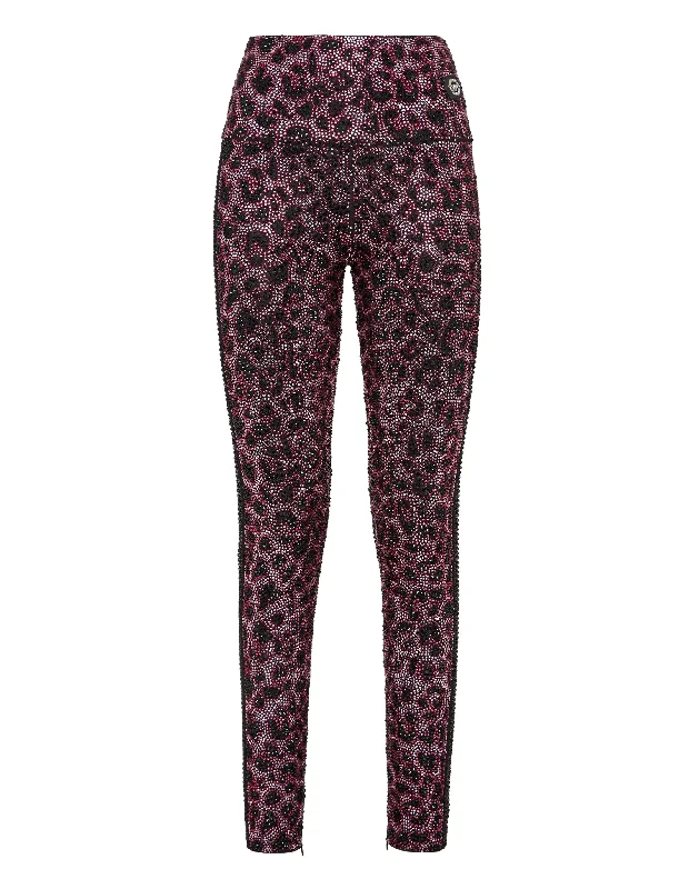 summer fresh pants -Jogging Leggings Pink paradise