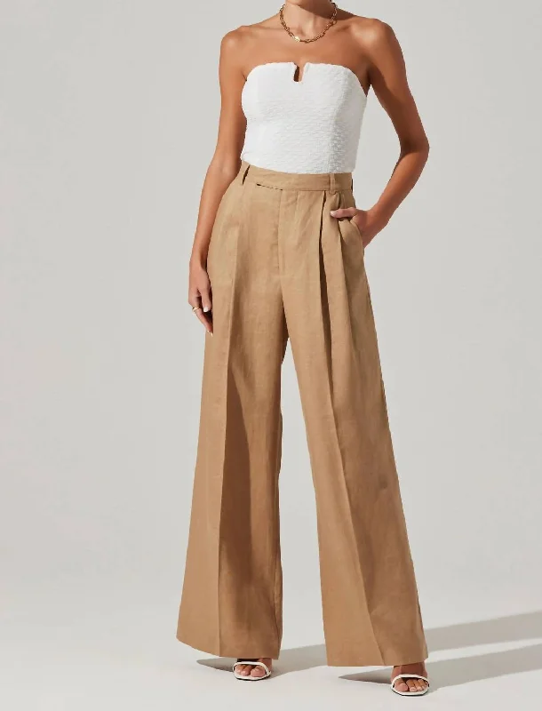 packing light pants -Milani Pants In Khaki