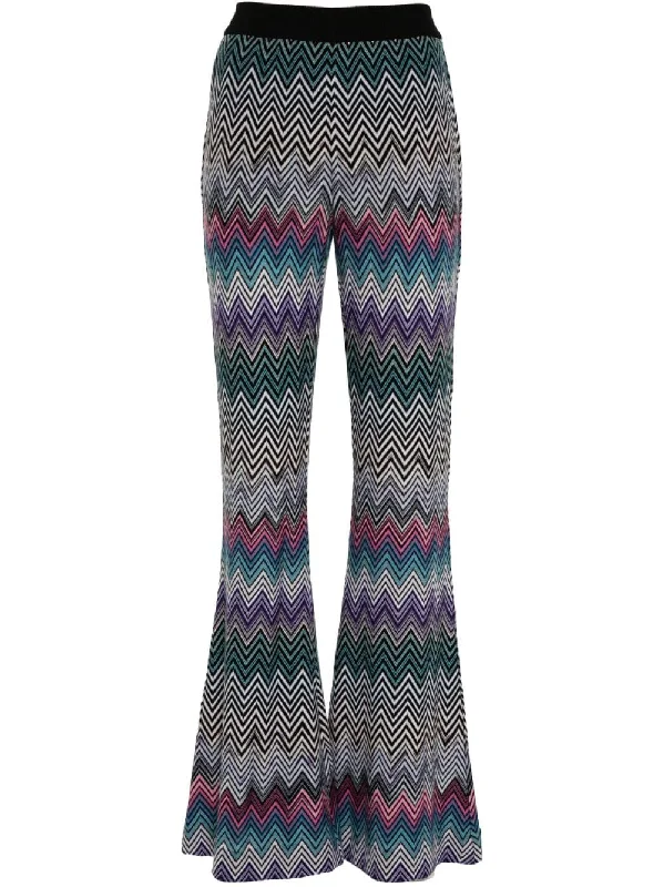 palazzo cool pants -Missoni Women's Trousers Clear blue