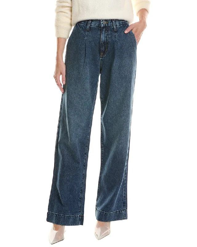 weekend laid-back pants -Modern American Castro Benedict Blue Relaxed Leg Jean