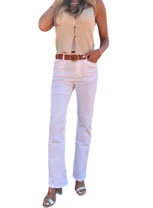 relaxed baggy pants -Novel Pants In White Check