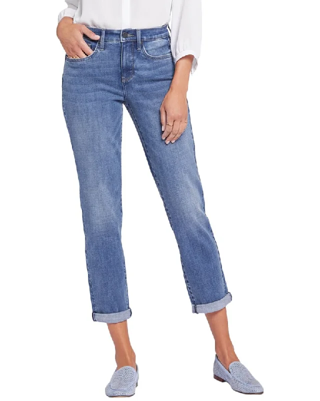 retro badge pants -NYDJ Margot Rockie Girlfriend Jean