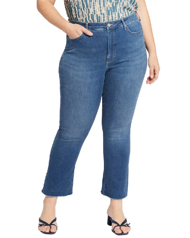 cotton silky pants -NYDJ Plus Slim Awakening Bootcut Jean