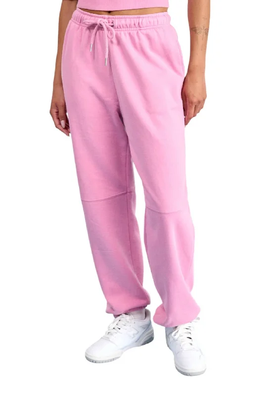 warm wool pants -On The Fly Sweatpant In Pink