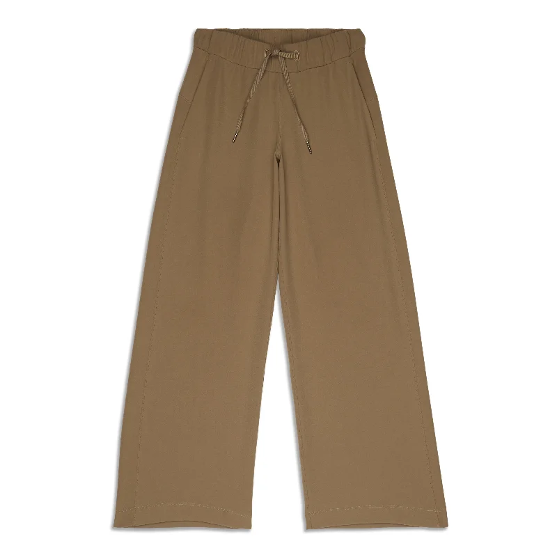 clean fitted pants -On The Fly Wide Leg Pant - Resale