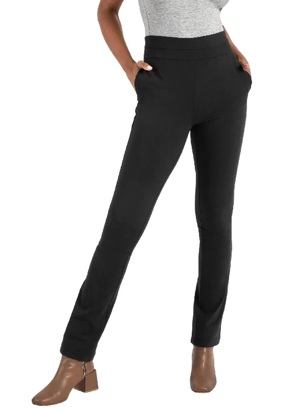 vivid sports pants -Pisces Hr Straight Leg Pant In Black