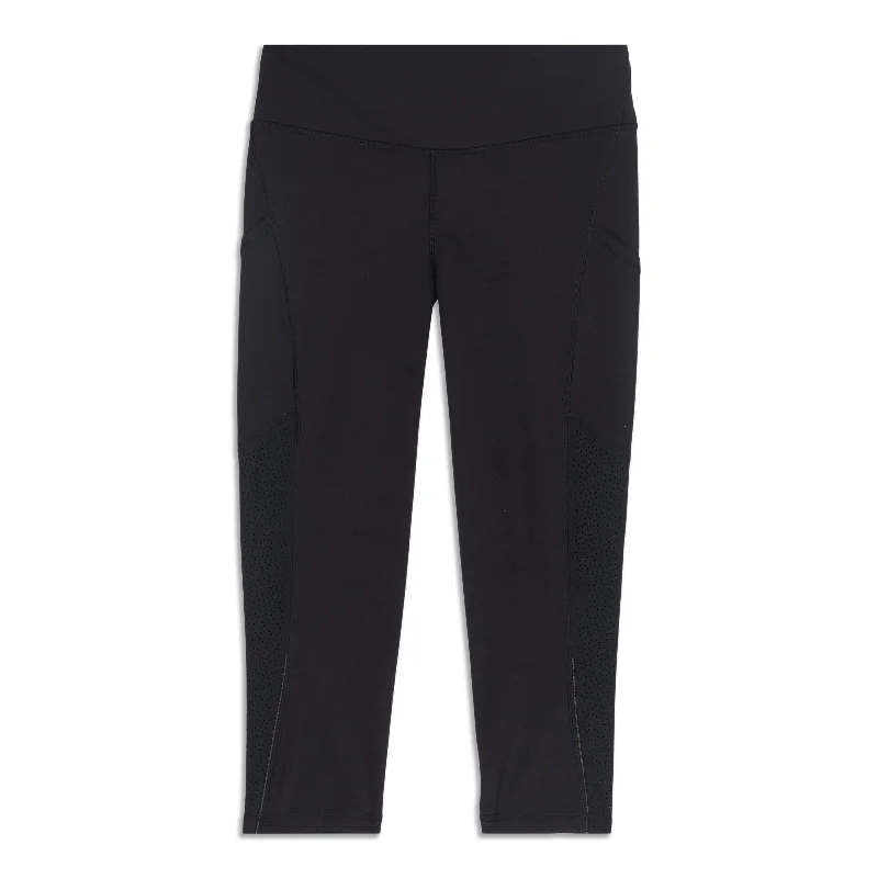 stretch ribbed pants -Ready To Race Crop - Resale