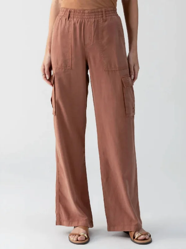 short casual pants -Relaxed Reissue Pants In Washed Clay