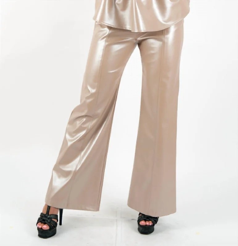 cozy long pants -Rio Pant In Champagne