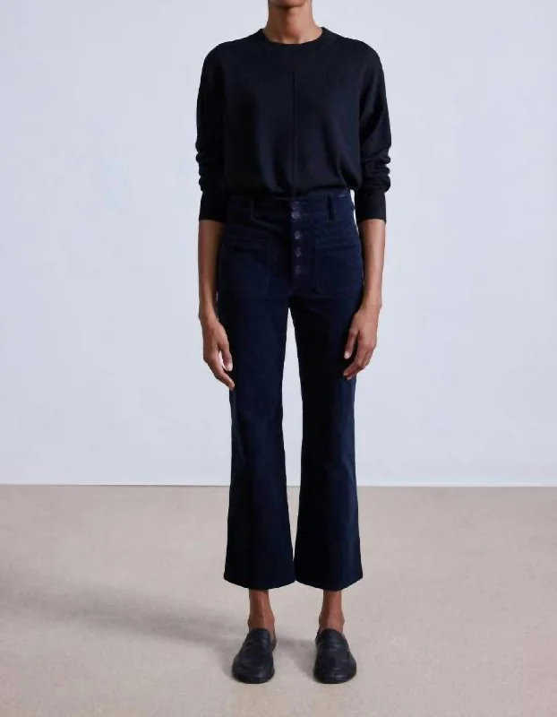 soft eco pants -Slim Marston Pant In Midnight