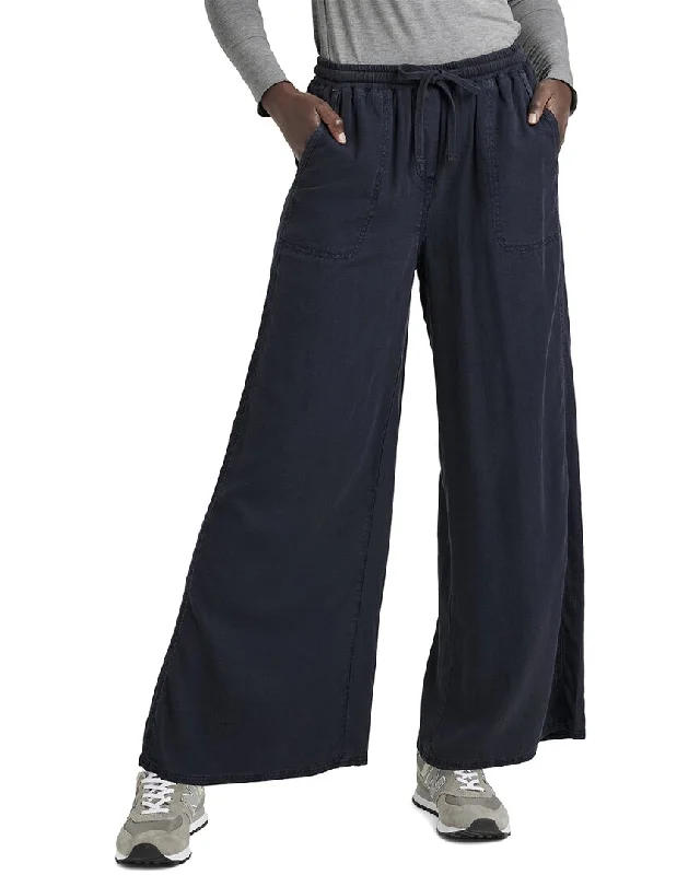 wide leg trendy pants -Splendid Paula Linen-Blend Wide Leg Pant