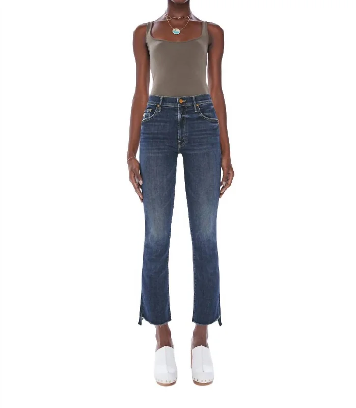 performance quick pants -The Insider Crop Step Fray Jeans In Teaming Up