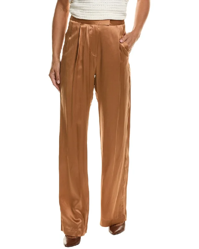 cozy textured pants -THE SEI Silk Wide Leg Pant