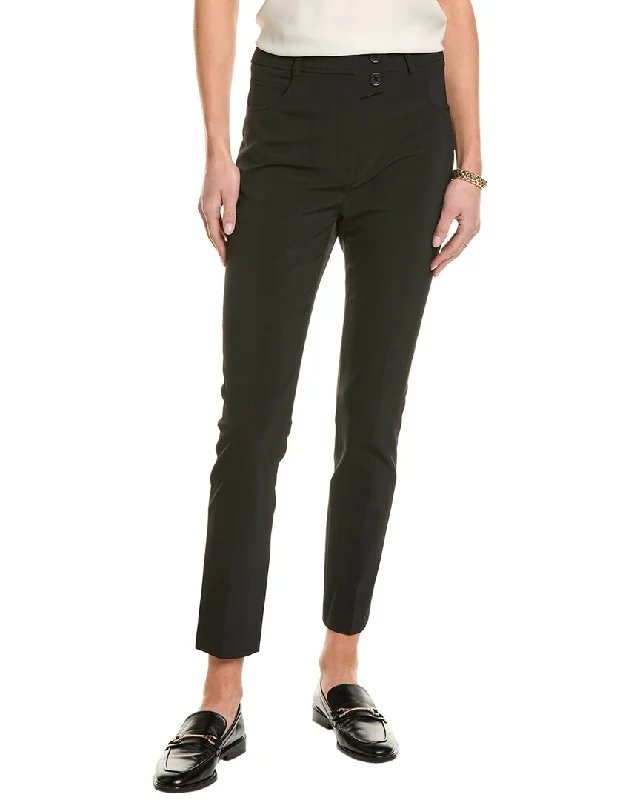 handy side pocket pants -THEO The Label Aphrodite Techno Button Pant