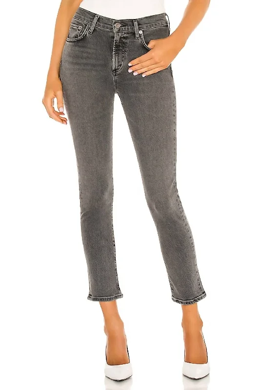 slim sharp pants -Toni Mid Rise Straight Jeans In Ceremony