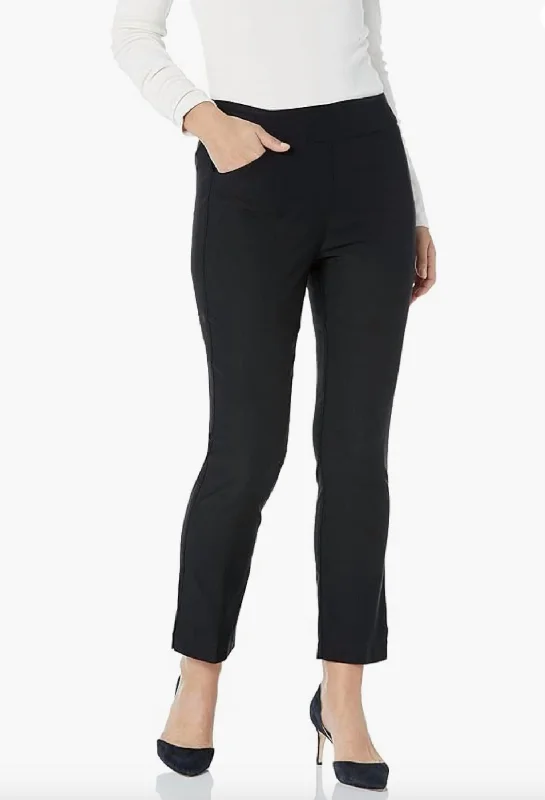 clean fitted pants -Tri Flatten It Ankle Pant In Black