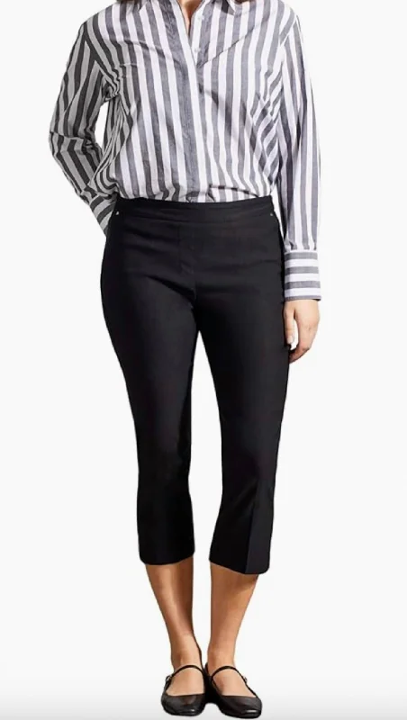 gentle jersey pants -Tri Flatten It Capri In Black