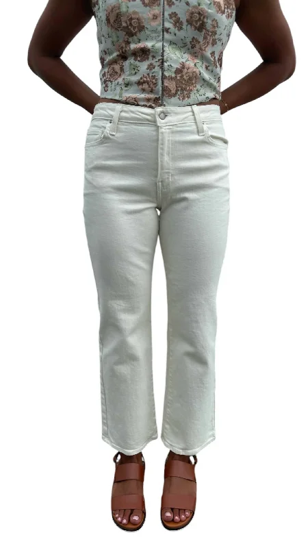 retro iconic pants -Venice Jean In Cream