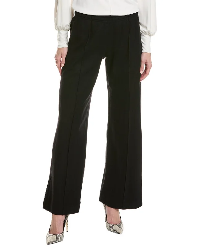 running fast pants -Vince Wide Leg Pull-On Wool Pant