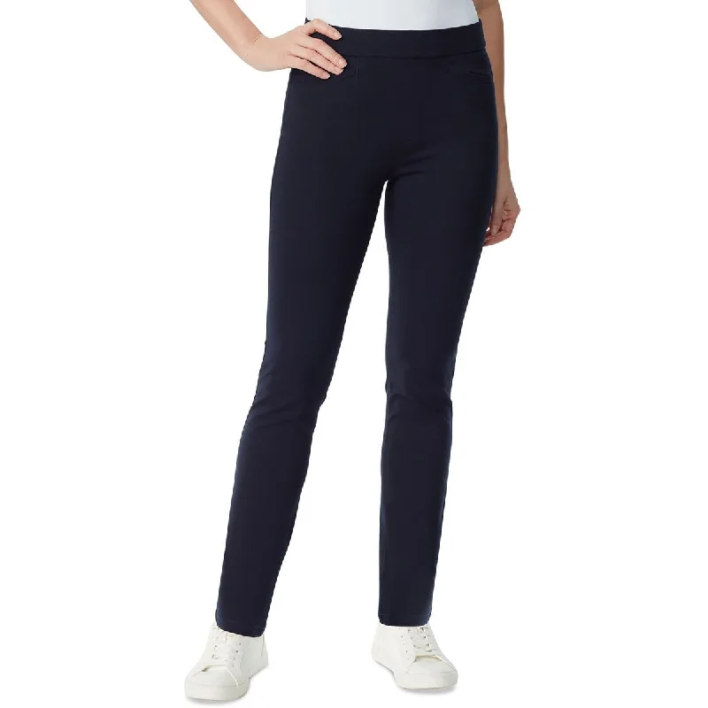 sleek fitness pants -Womens Pull On Pointe Dress Pants